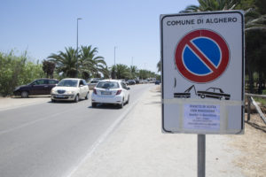 Divieti di sosta a maria pia Alghero TotAlguer_1