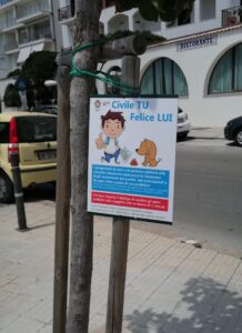 manifesto deiezioni Alghero TotAlguer
